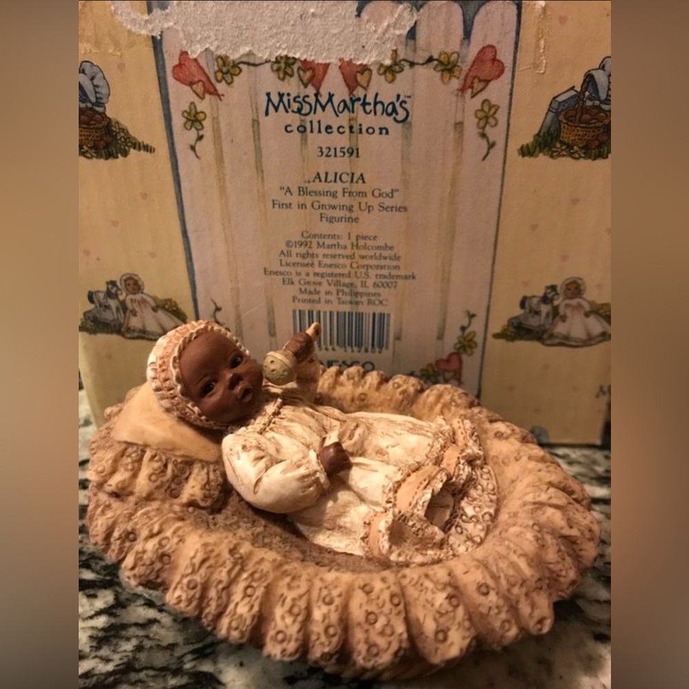 Vintage 1992 Miss Martha's Collection Alicia ‘A Blessing from God’ Figurine